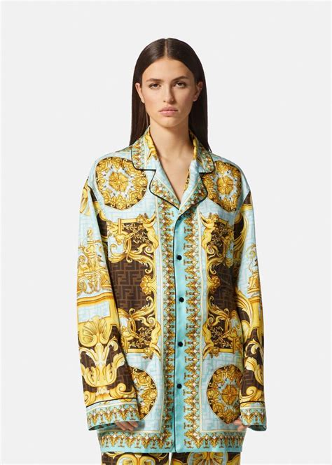 versace schlafanzug damen|Versace pajamas.